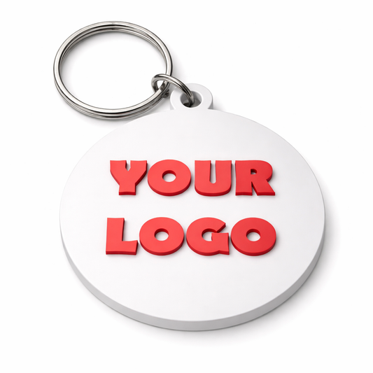 Custom 3D Logo Keychain | Promotional Marketing, Wedding Favors, Corporate Gifts (Bulk)