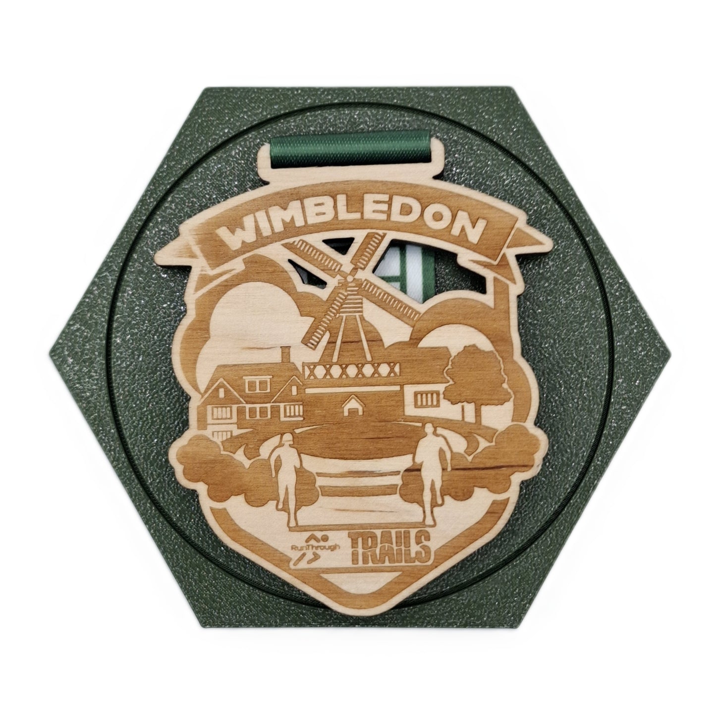 Medal Wall Display - Honeycomb Hexagon Design - Running - Sports - All Colours