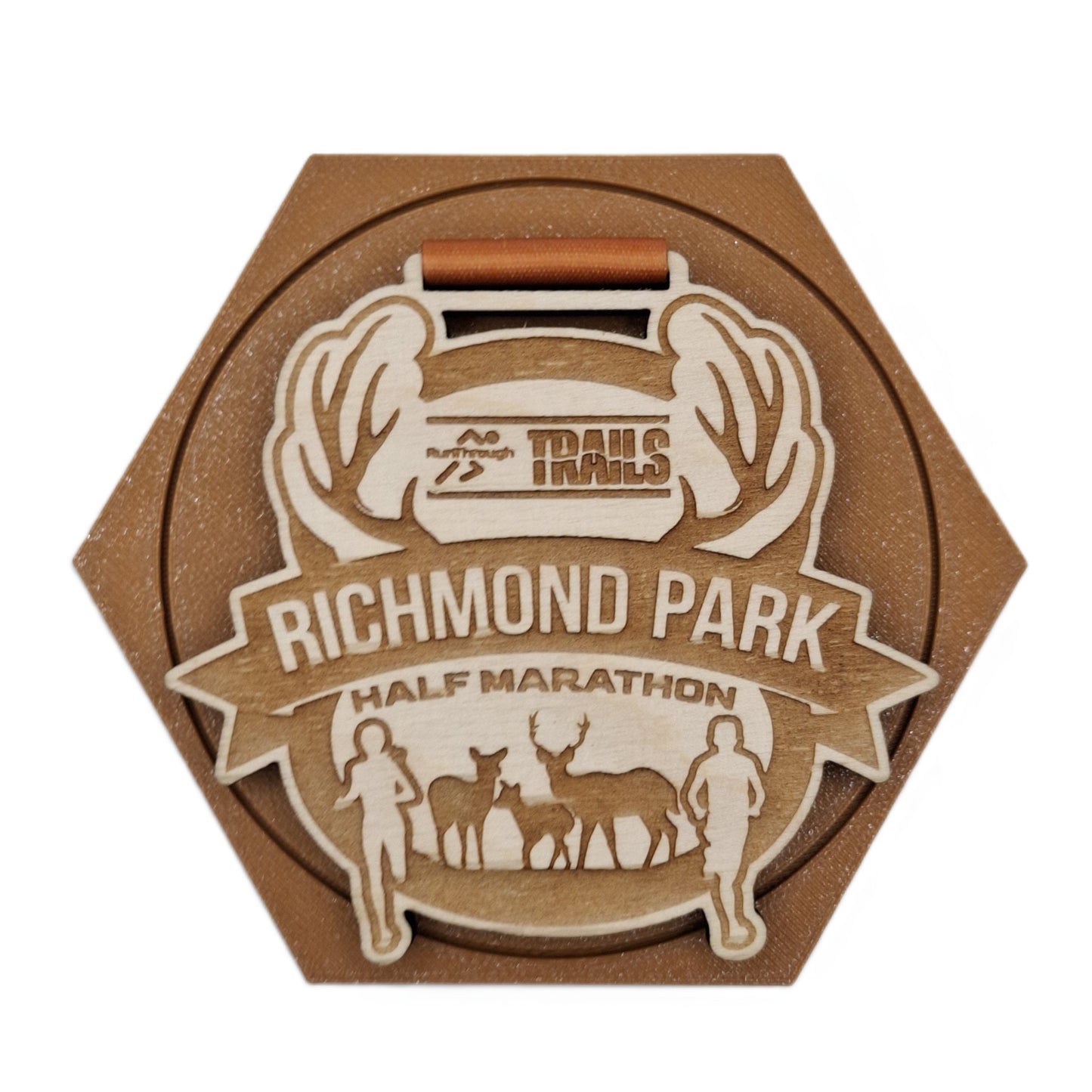 Medal Wall Display - Honeycomb Hexagon Design - Running - Sports - All Colours