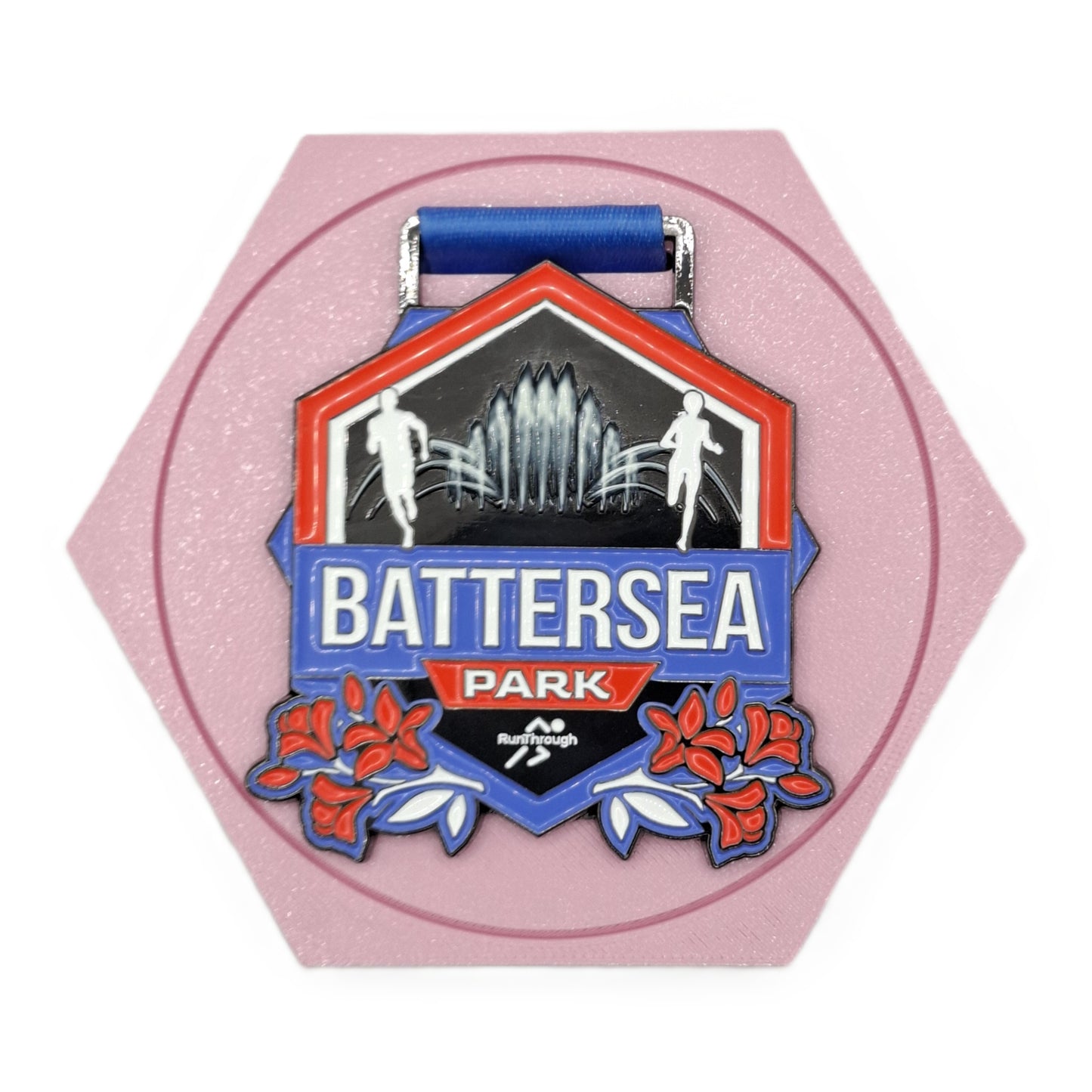 Medal Wall Display - Honeycomb Hexagon Design - Running - Sports - All Colours