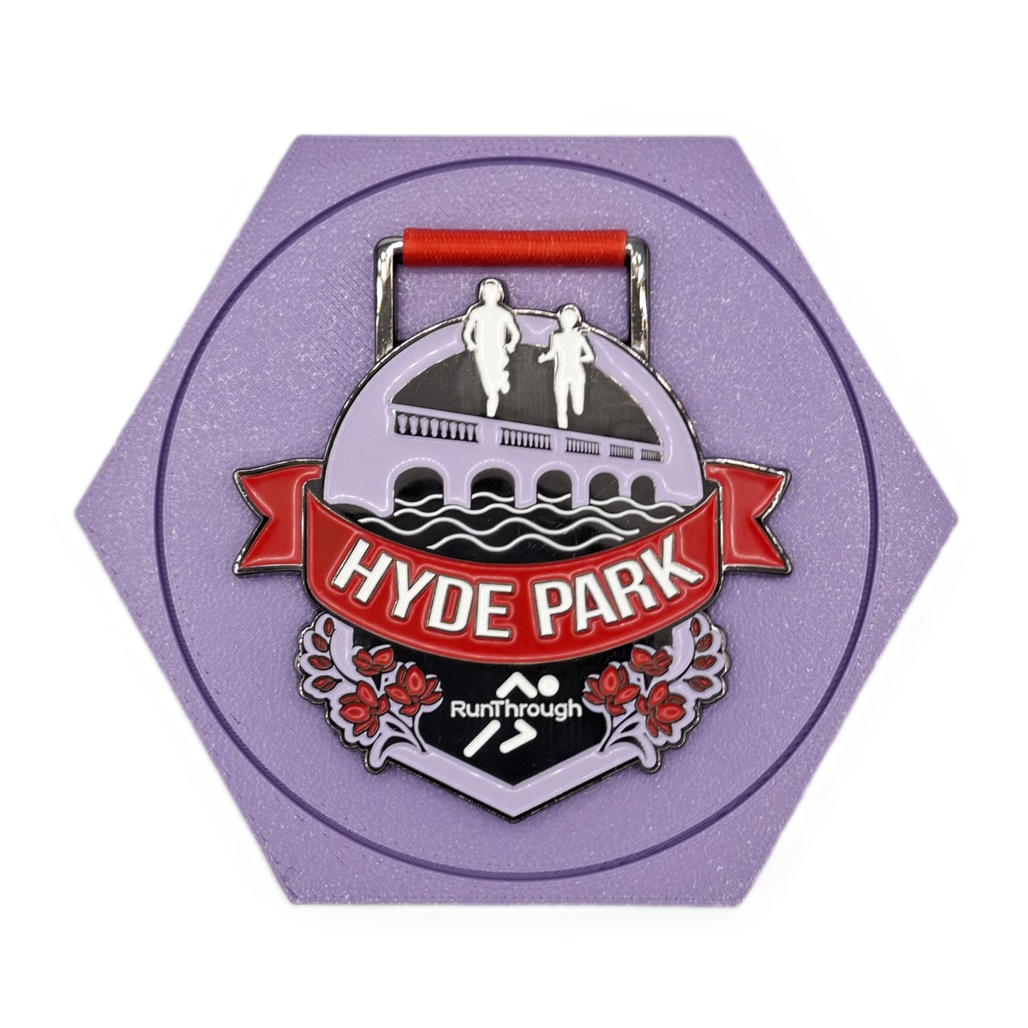 Medal Wall Display - Honeycomb Hexagon Design - Running - Sports - All Colours