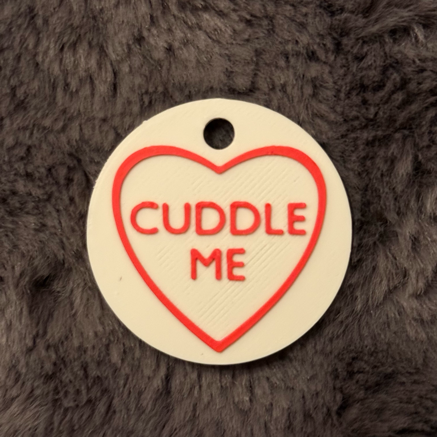 Personalized Love Heart Keychain – Custom Text Sweetheart Gift for Valentine's