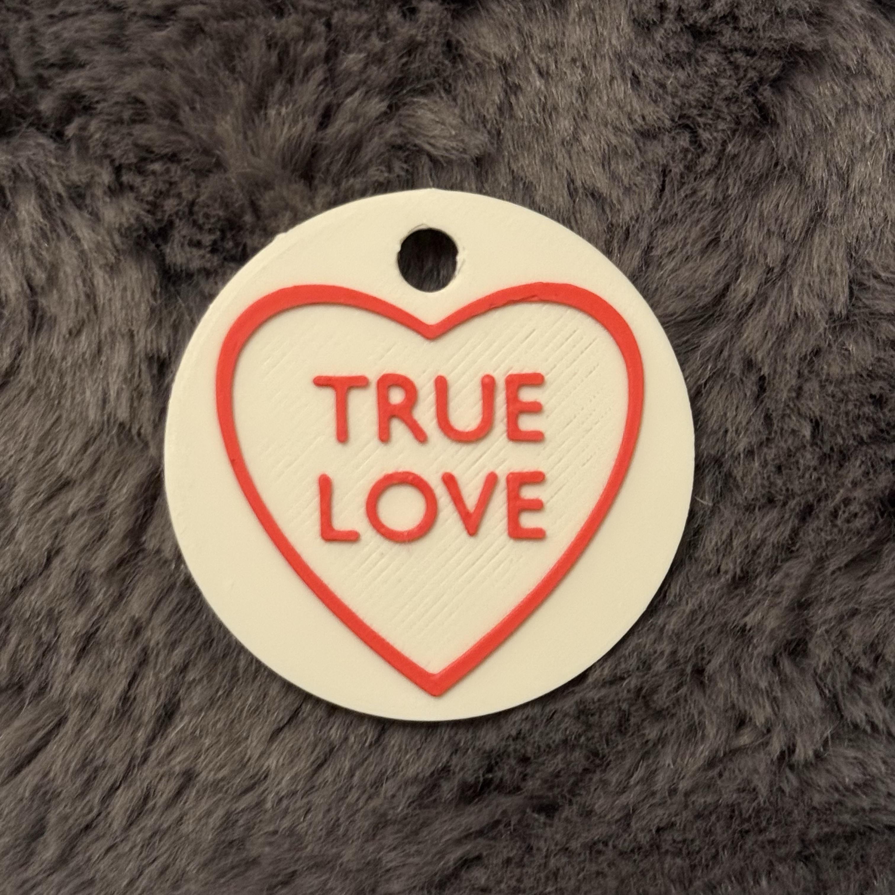 Personalized Love Heart Keychain – Custom Text Sweetheart Gift for Valentine's