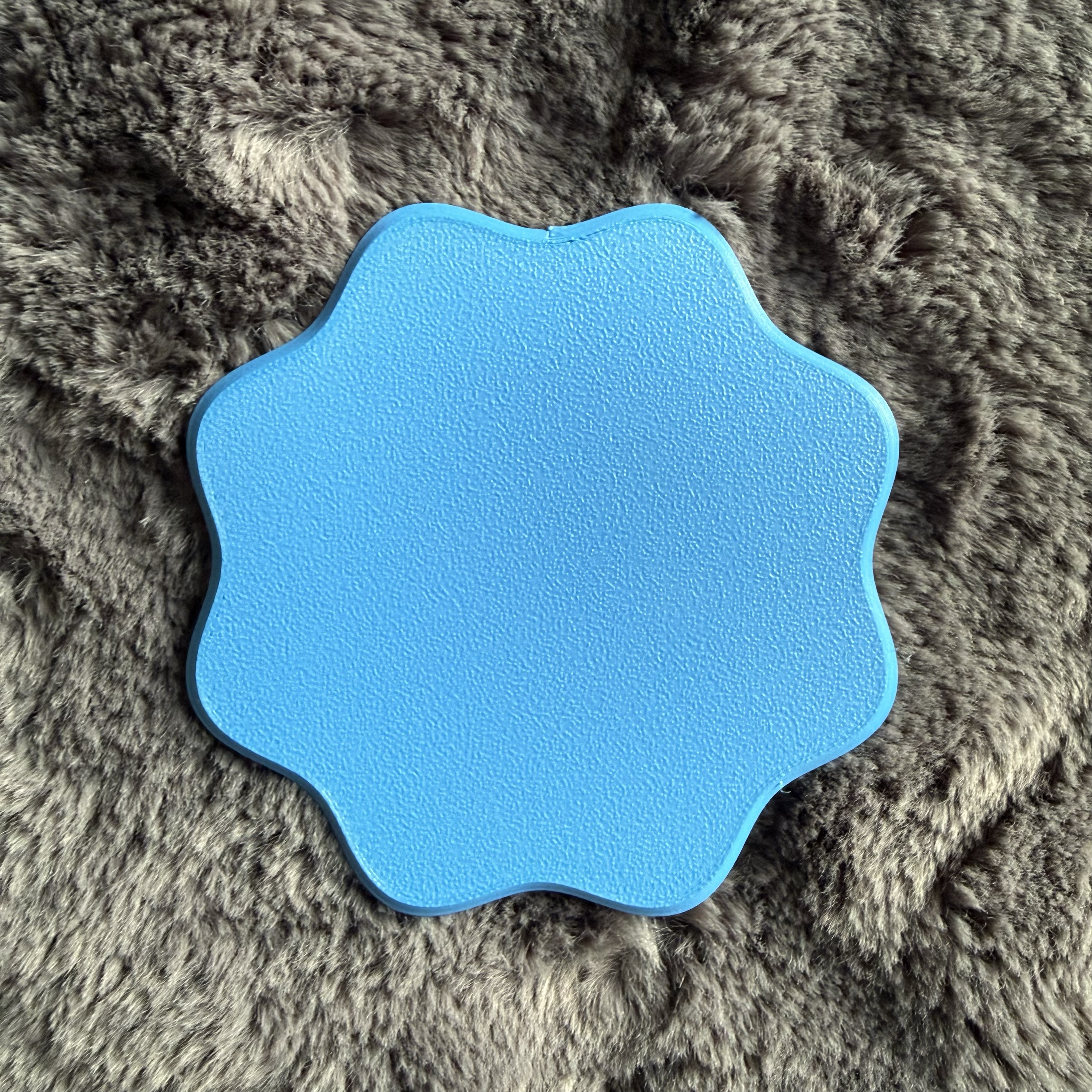 Wavy Dual Texture Coasters (Set of 4 or 6) - With Stand