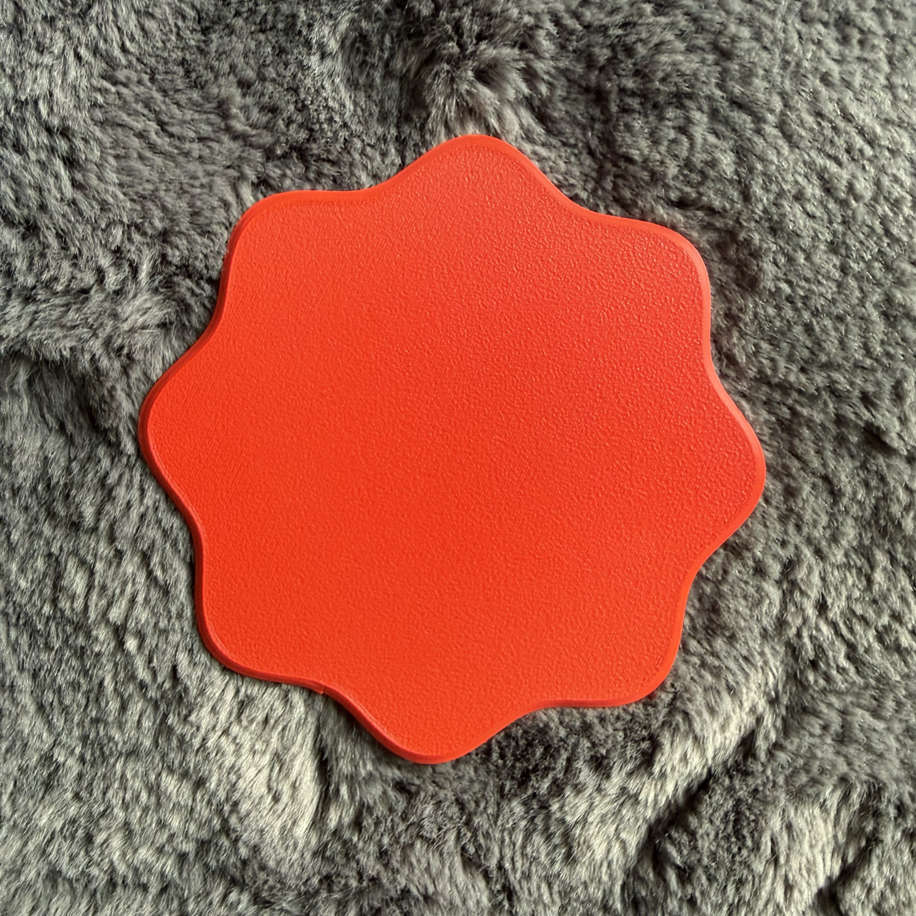 Wavy Dual Texture Coasters (Set of 4 or 6) - With Stand