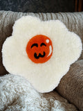 Hand Tufted Happy Egg Rug, Wall Decor, Sofa Accessories
