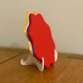 Wavy Dual Texture Coasters (Set of 4 or 6) - With Stand